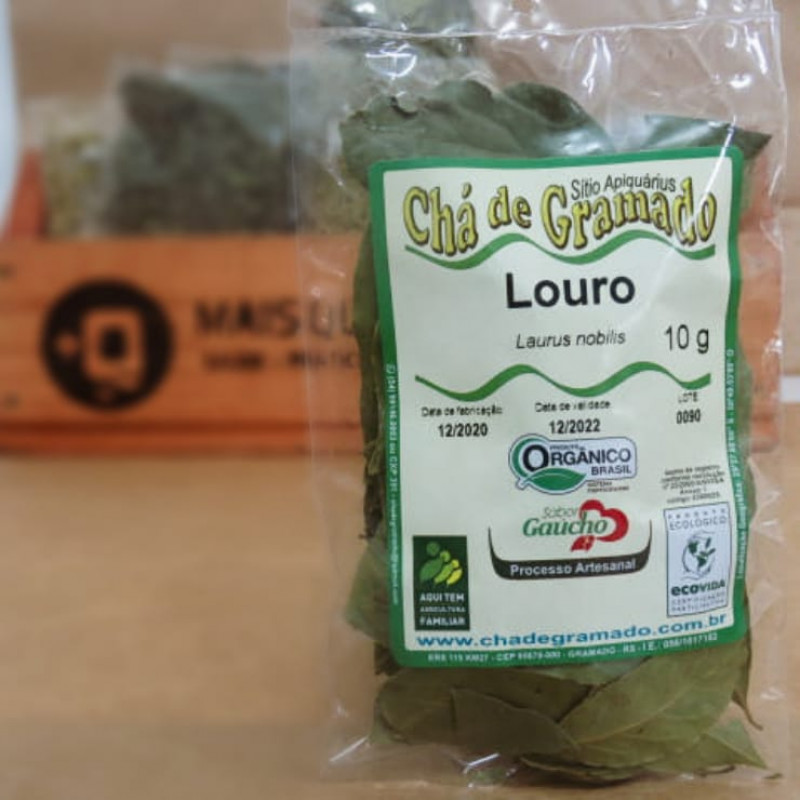 Louro Desidratado Orgânico 10g Louro Desidratado Orgânico 10g